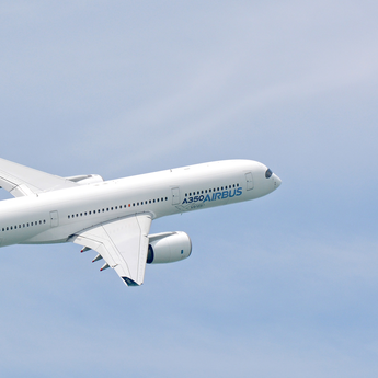 A350 flying with Airbus livery