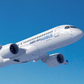 A220-300 flying with Airbus livery A220-300 flying with Airbus livery