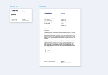 Airbus Aerostack stationery