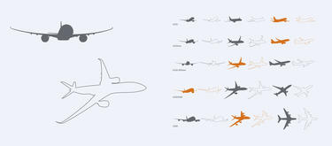 Commercial Aircraft product silhouettes Commercial Aircraft product silhouettes