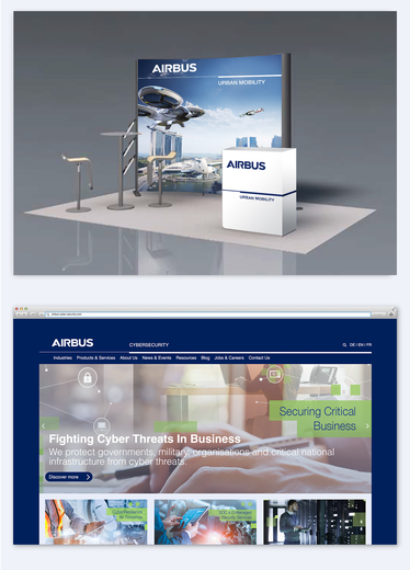 Descriptor visual on line+stand