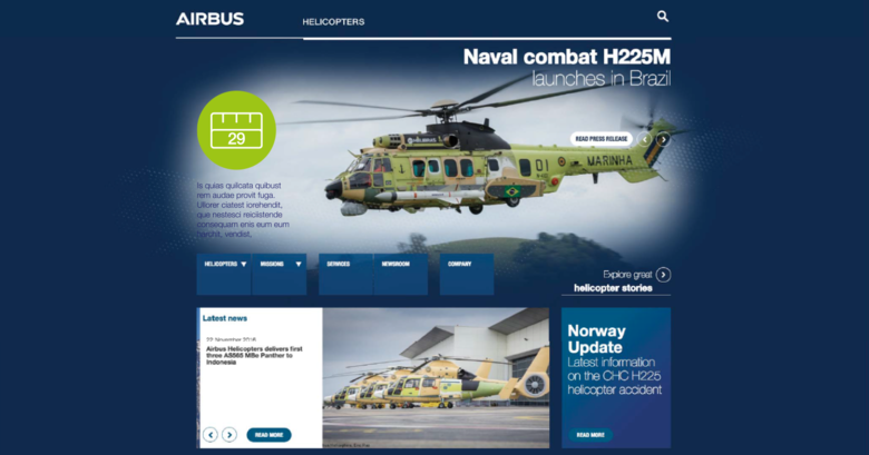 Website using an icon