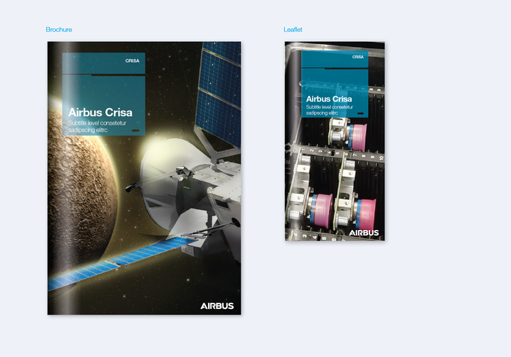 Airbus Crisa brochure and leaflet example
