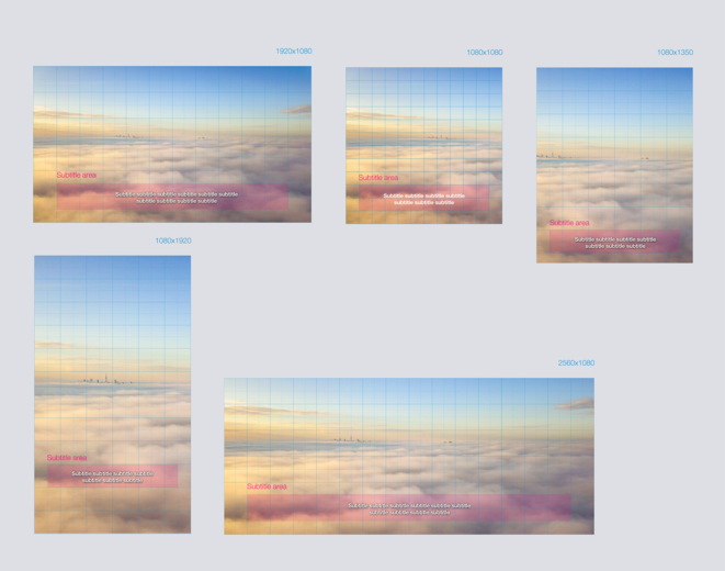 Application of subtitles for audiovisual productions