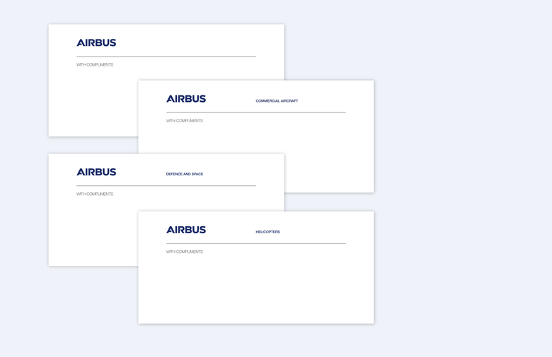 Layout for compliments cards