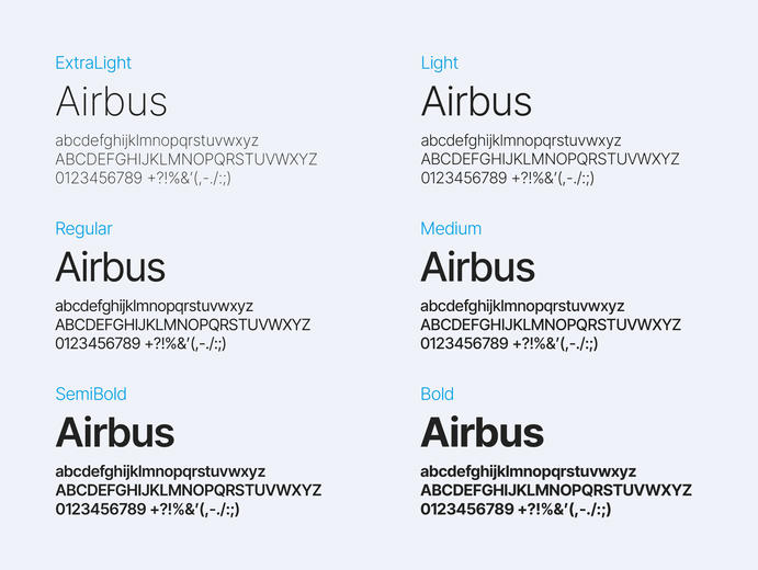 Inter Tight font weights for text setting