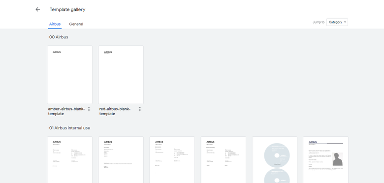 Google Docs template gallery